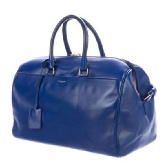 Saint Laurent Cobalt Blue Classic Duffle 12 Bag - Picture 3 of 14